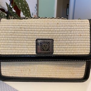 Anne Klein Woven Shoulder Bag